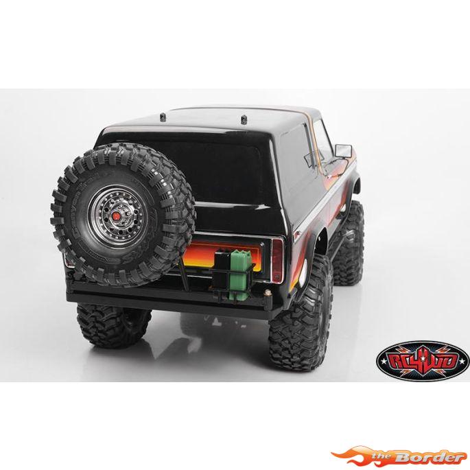 RC4WD Rear Swing Away Tire Carrier w/Fuel Holder Bumper for Traxxas TRX-4 RC4ZS2003 - Afbeelding 3
