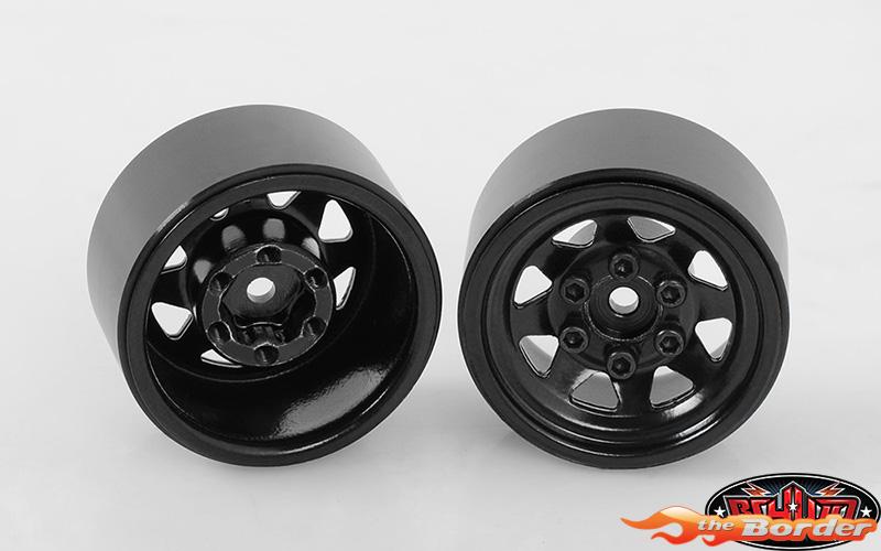 RC4WD Stamped Steel 1.0 Stock Beadlock Wheels (Black) (Z-W0229) (4) RC4ZW0229 - Afbeelding 4