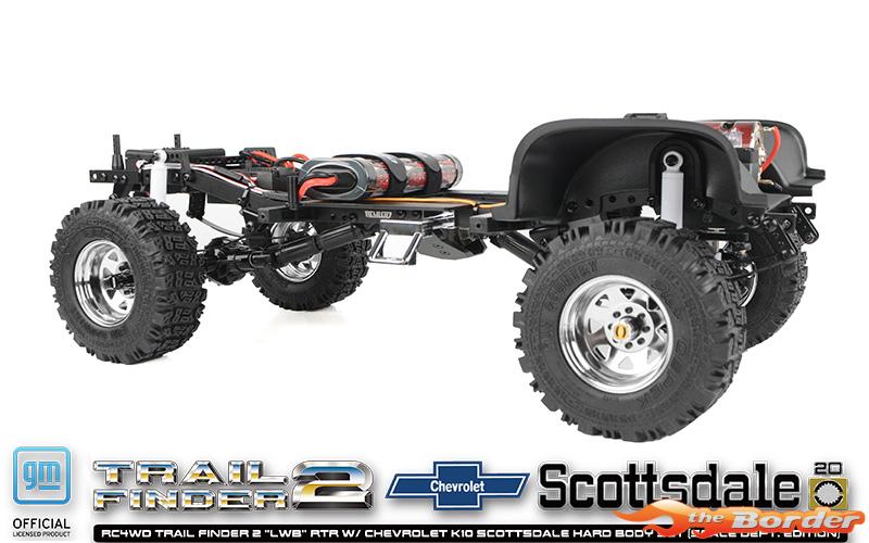 RC4WD Trail Finder 2 LWB RTR Chevrolet K10 Scottsdale Hard Body Set (Scale Dept. Edition) RC4ZRTR0071 - Afbeelding 4