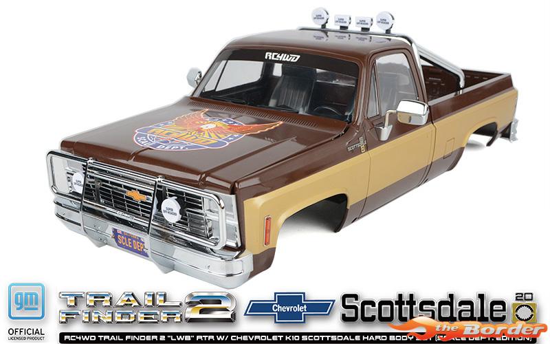 RC4WD Trail Finder 2 LWB RTR Chevrolet K10 Scottsdale Hard Body Set (Scale Dept. Edition) RC4ZRTR0071 - Afbeelding 7