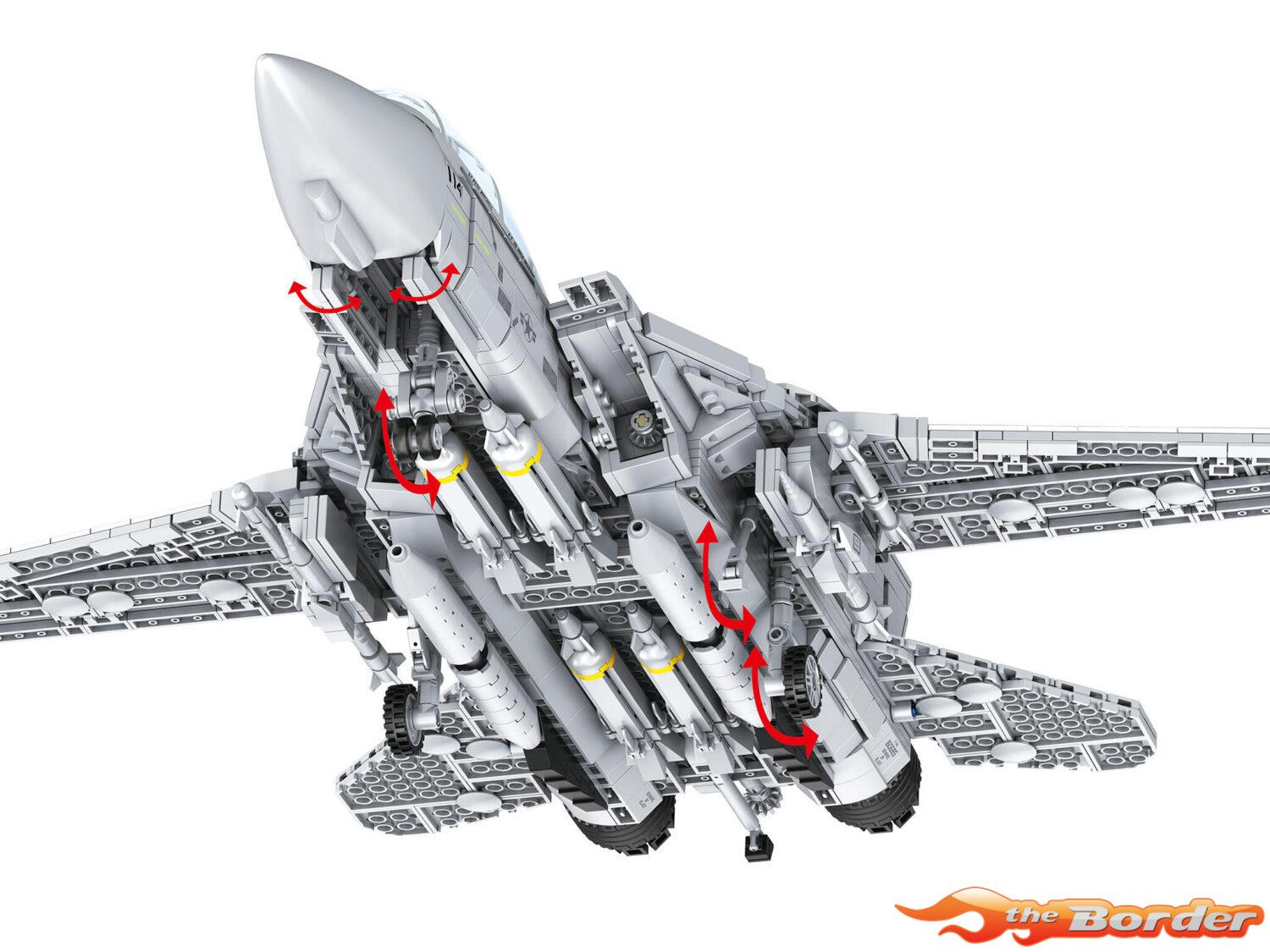 Revell Maverick's F-14A Tomcat "Top Gun" - Brick System Bouwstenenset 00963 - Afbeelding 17