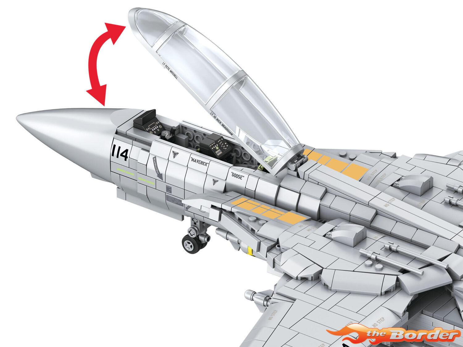 Revell Maverick's F-14A Tomcat "Top Gun" - Brick System Bouwstenenset 00963 - Afbeelding 6