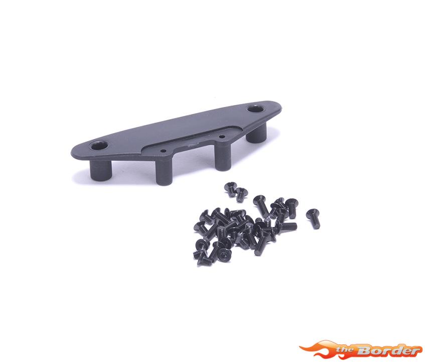 Schumacher Steel Chassis Lower Screw Set & Bumper - Mi10 U9551