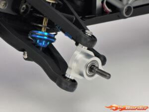Tamiya Aluminium Front Uprights (1+1) Silver BB-01 22069