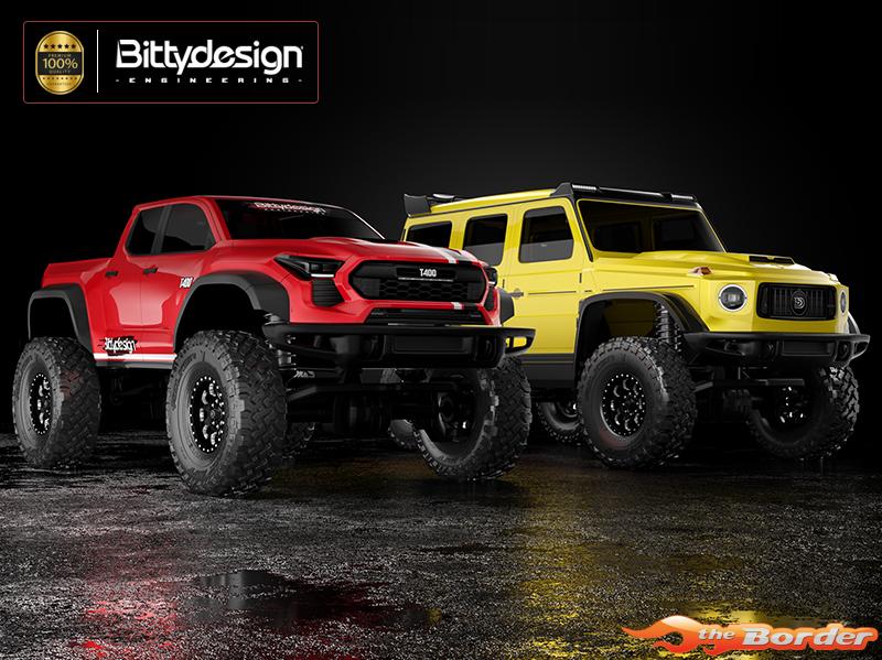 Bittydesign T400 1/18 Clear Lexan Body for TRX-4M BD-TRX-18WT400 - Afbeelding 3