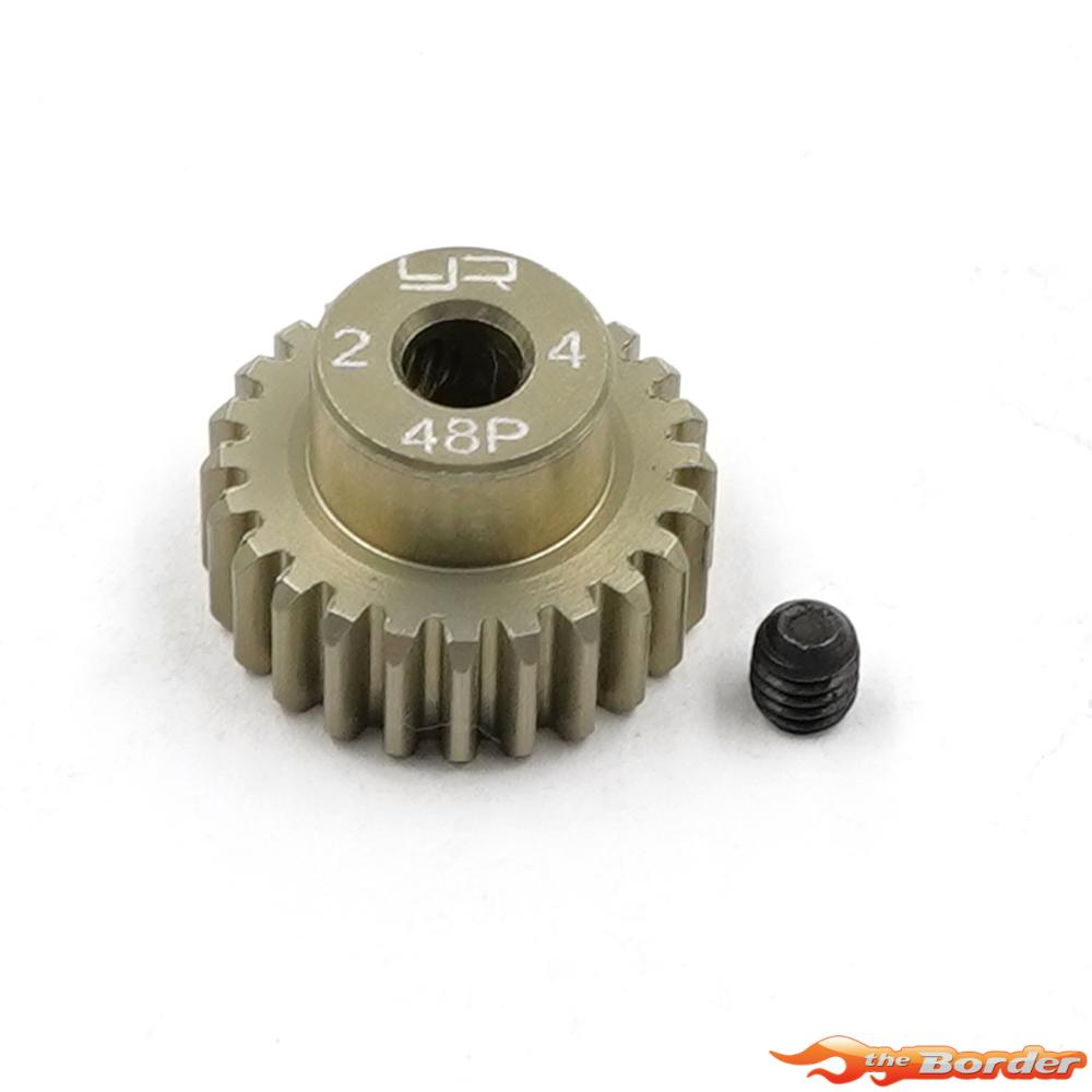 Yeah Racing Alu 7075 Hard Coated 48DP 24T Pinion Gear MG-48024