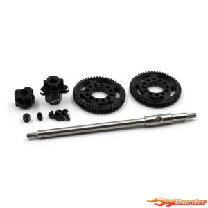 Yeah Racing Titanium Solid Axle Set 53T for Mini-Z MR-03/MR-04 KYMR-016BK