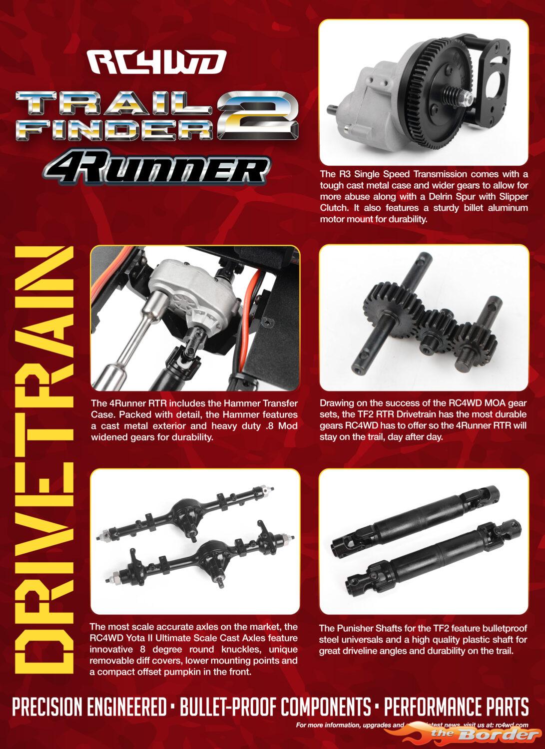 RC4WD Trail Finder 2 RTR 1985 Toyota 4Runner Hard Body Set (Red) RC4ZRTR0063 - Afbeelding 6