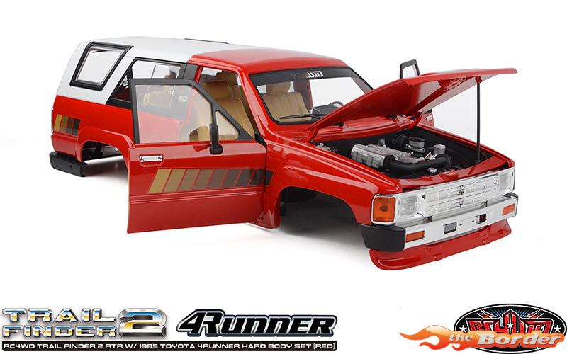RC4WD Trail Finder 2 RTR 1985 Toyota 4Runner Hard Body Set (Red) RC4ZRTR0063