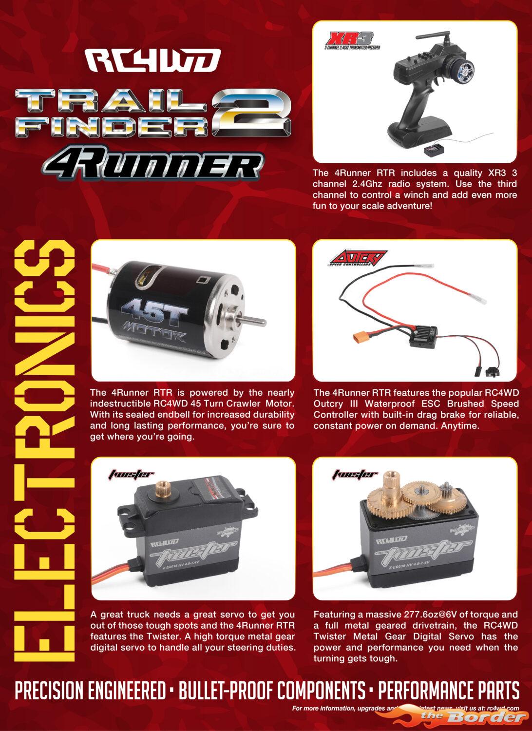 RC4WD Trail Finder 2 RTR 1985 Toyota 4Runner Hard Body Set (Red) RC4ZRTR0063 - Afbeelding 9