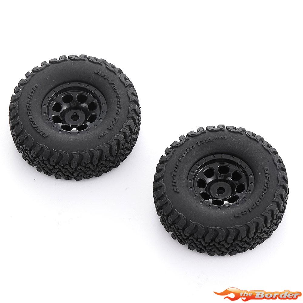 FMS FCX18II F100 Brushed - 118L01Bl Wheel Assembly Set FMSC4123