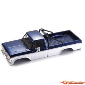 FMS FCX18II F100 Brushed - Car Body Assembly With Painted Blue/White FMSC4101