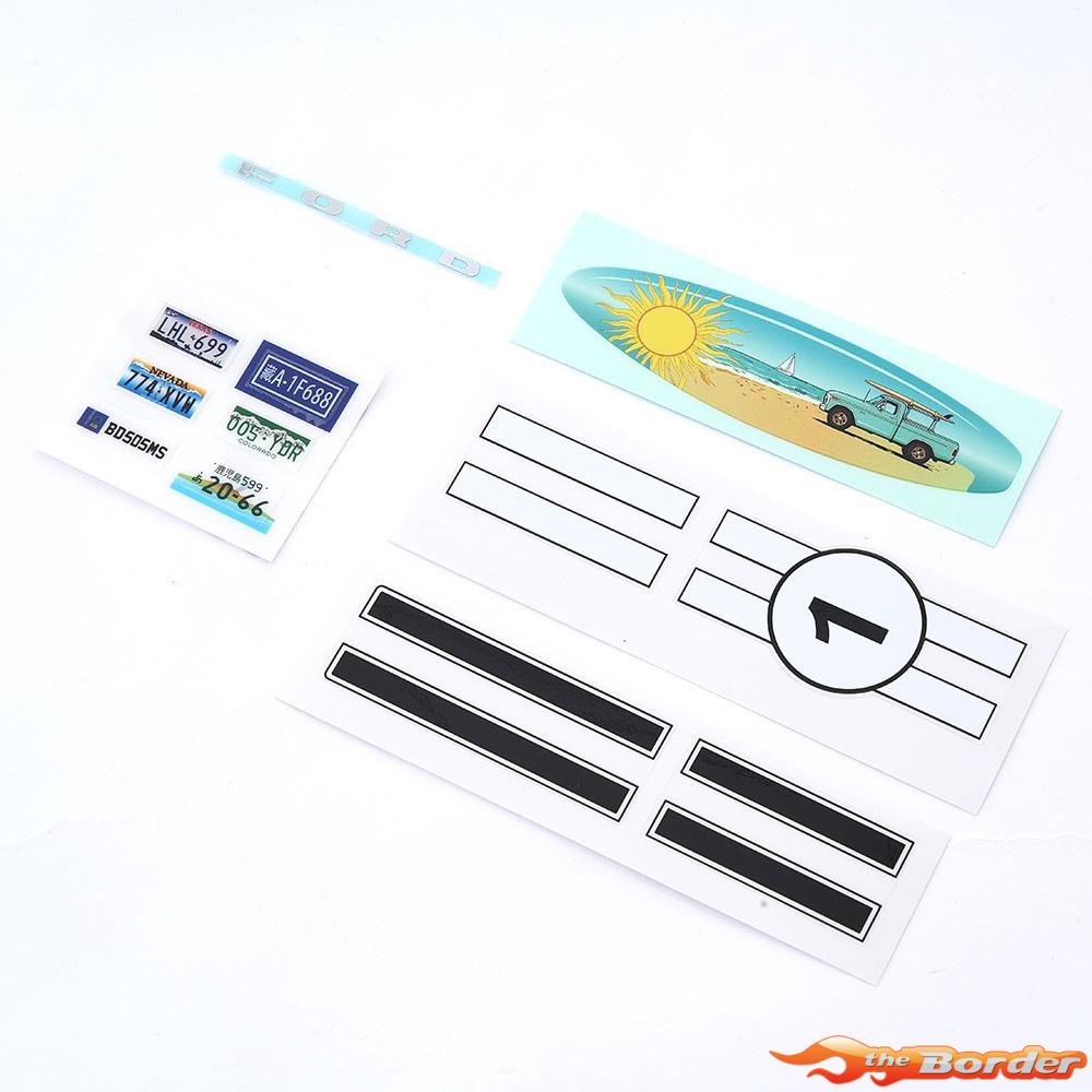 FMS FCX18II F100 Brushed - Car Body Decal Sheet Full Set FMSC4076