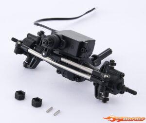 FMS FCX18II F100 Brushed - Front Axle Assembly (Diff FMSC4126DIFF-199