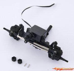 FMS FCX18II F100 Brushed - Front Axle Assembly ( Diff + Portal Axle) FMSC4126PRO-199