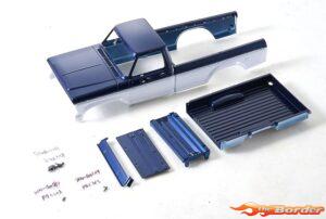 FMS FCX18II F100 Brushed - Main Body Parts Blue-White FMSC4121