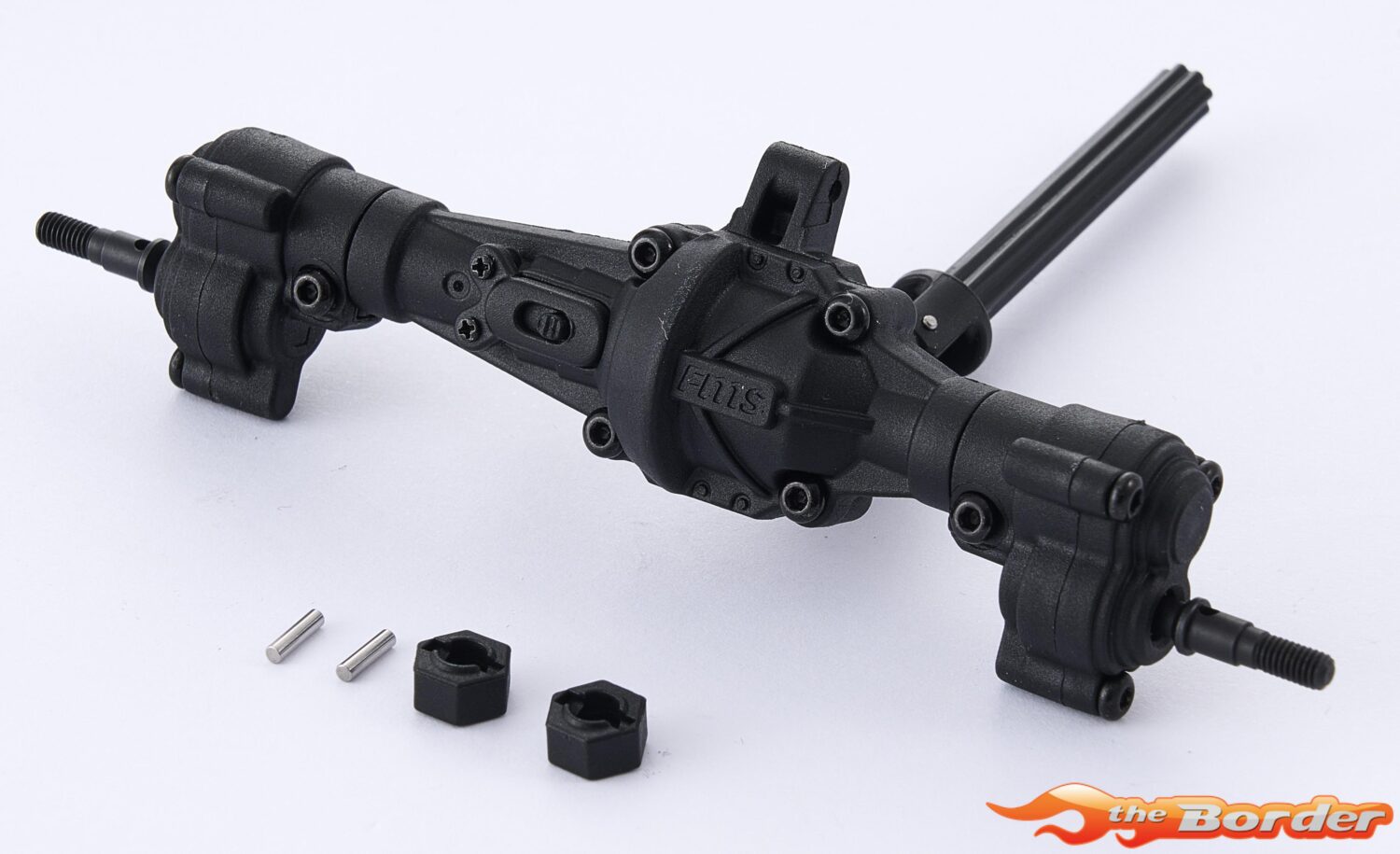 FMS FCX18II F100 Brushed - Rear Axle Assembly (Diff + Portal Axle) FMSC4127PRO