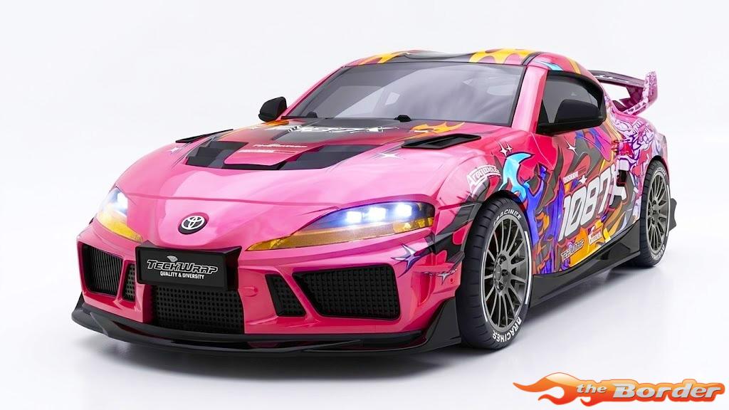 Absima 1/43 Drift/Race Car Toyota Supra RTR 1087X Pink 10041