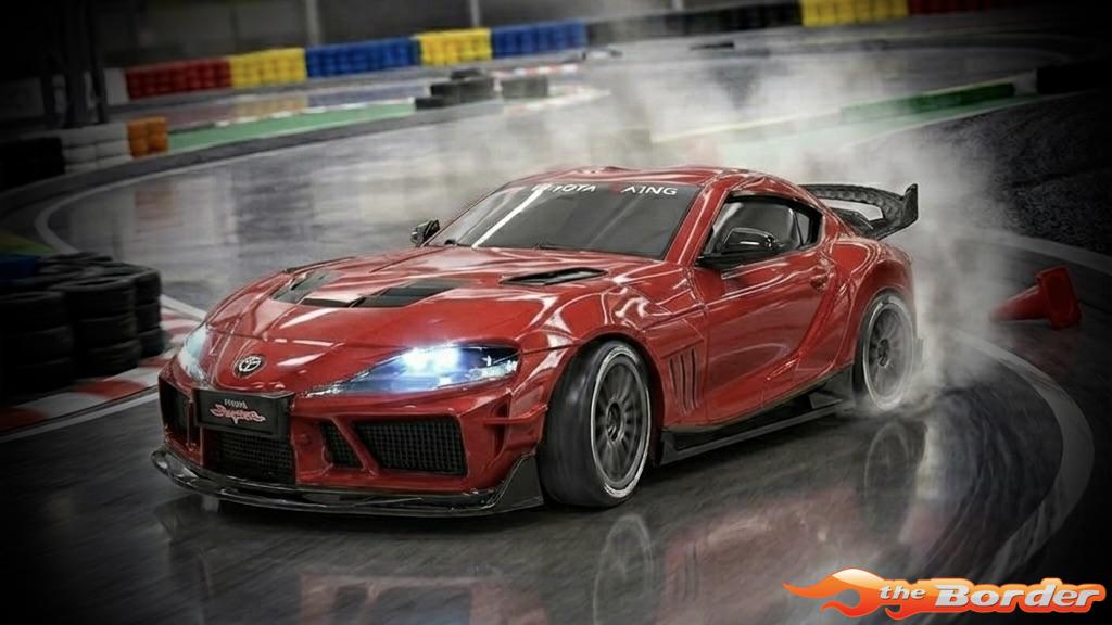 Absima 1/43 Drift/Race Car Toyota Supra RTR Red 10042 - Afbeelding 4