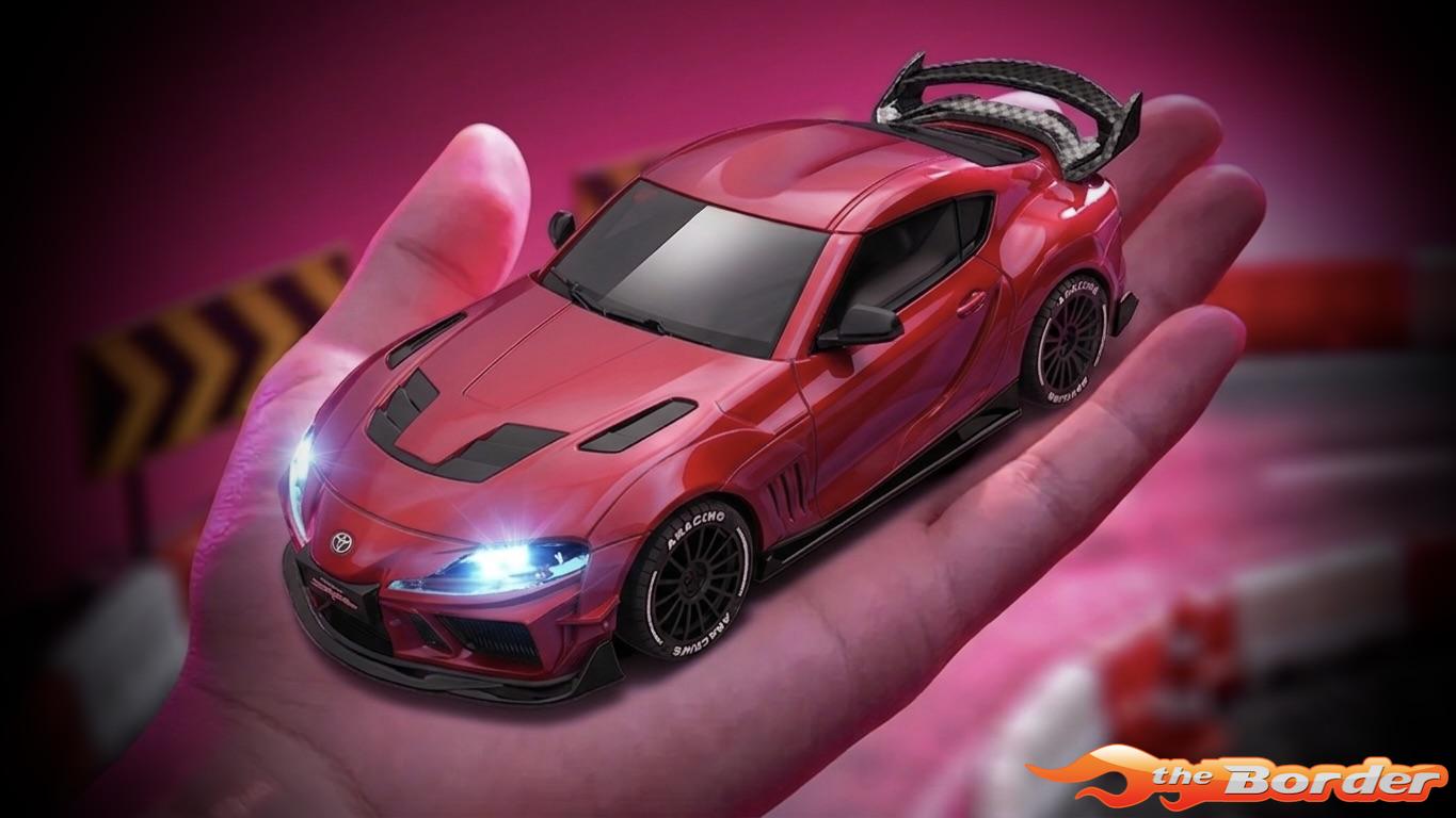 Absima 1/43 Drift/Race Car Toyota Supra RTR Red 10042 - Afbeelding 6