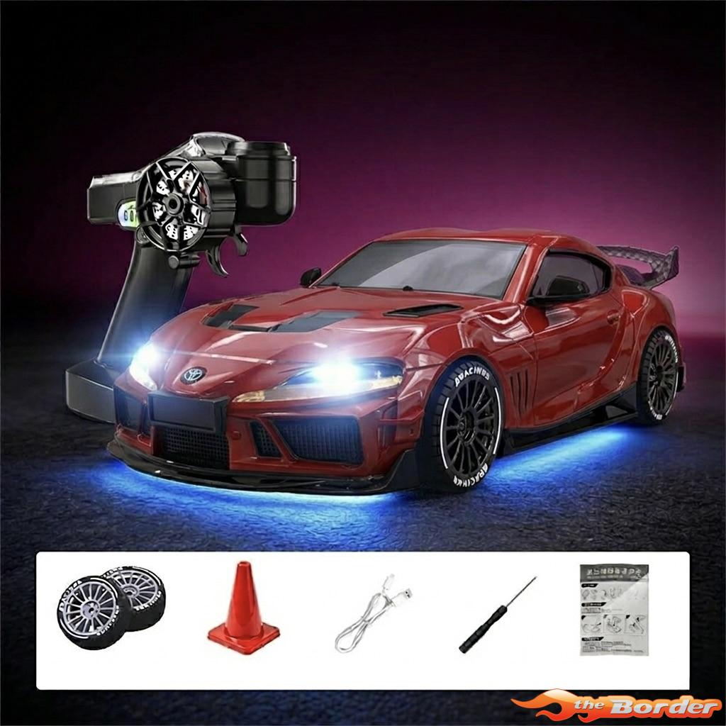 Absima 1/43 Drift/Race Car Toyota Supra RTR Red 10042 - Afbeelding 8
