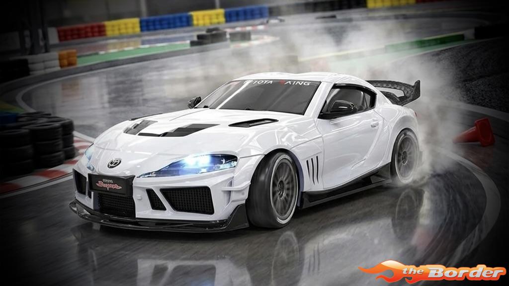 Absima 1/43 Drift/Race Car Toyota Supra RTR White 10043 - Afbeelding 3