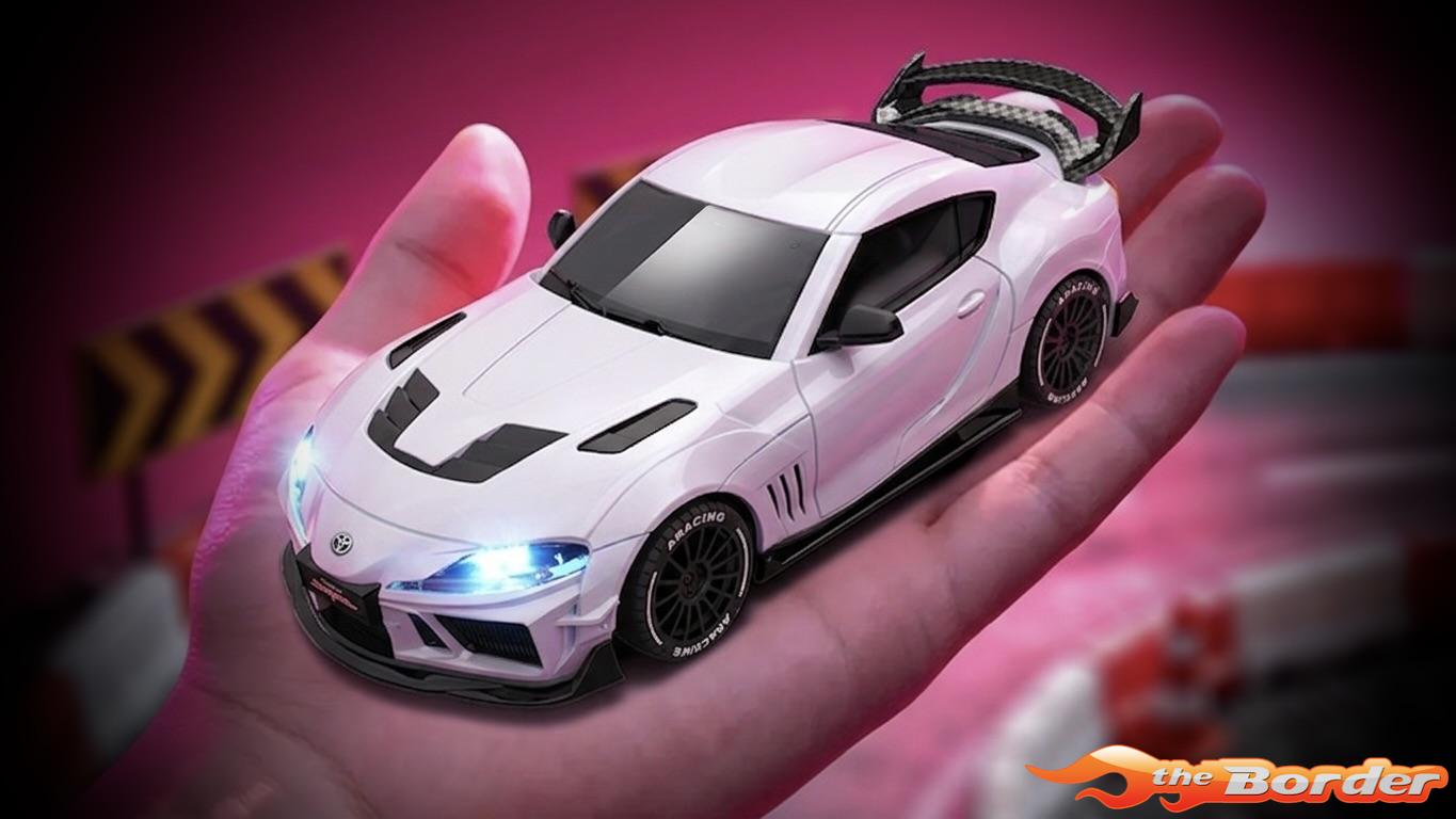 Absima 1/43 Drift/Race Car Toyota Supra RTR White 10043 - Afbeelding 4