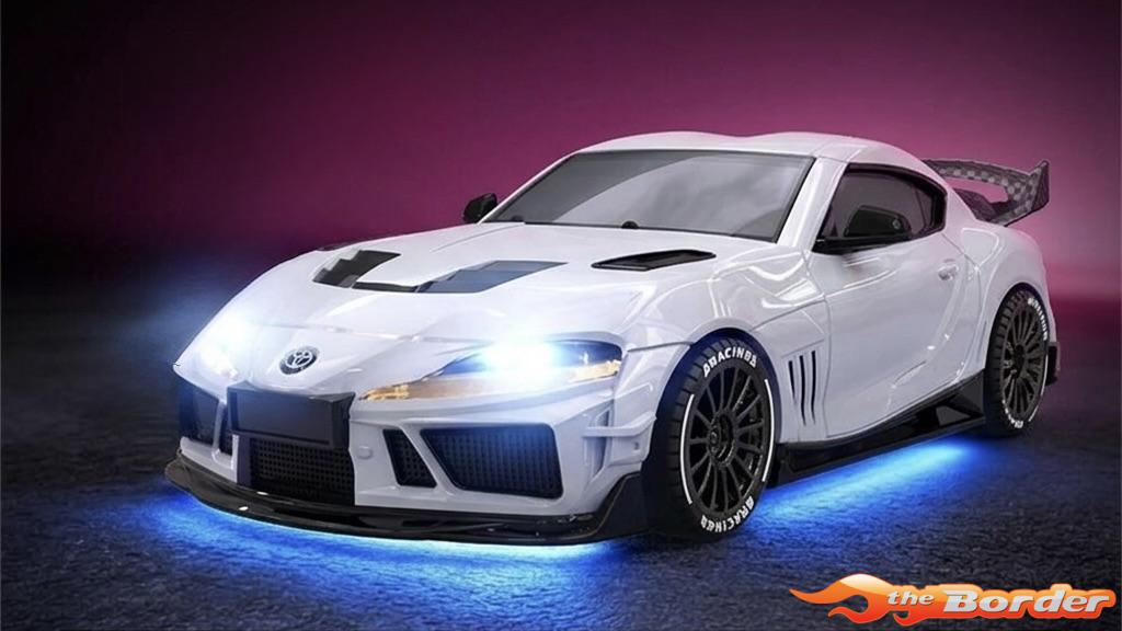 Absima 1/43 Drift/Race Car Toyota Supra RTR White 10043 - Afbeelding 6