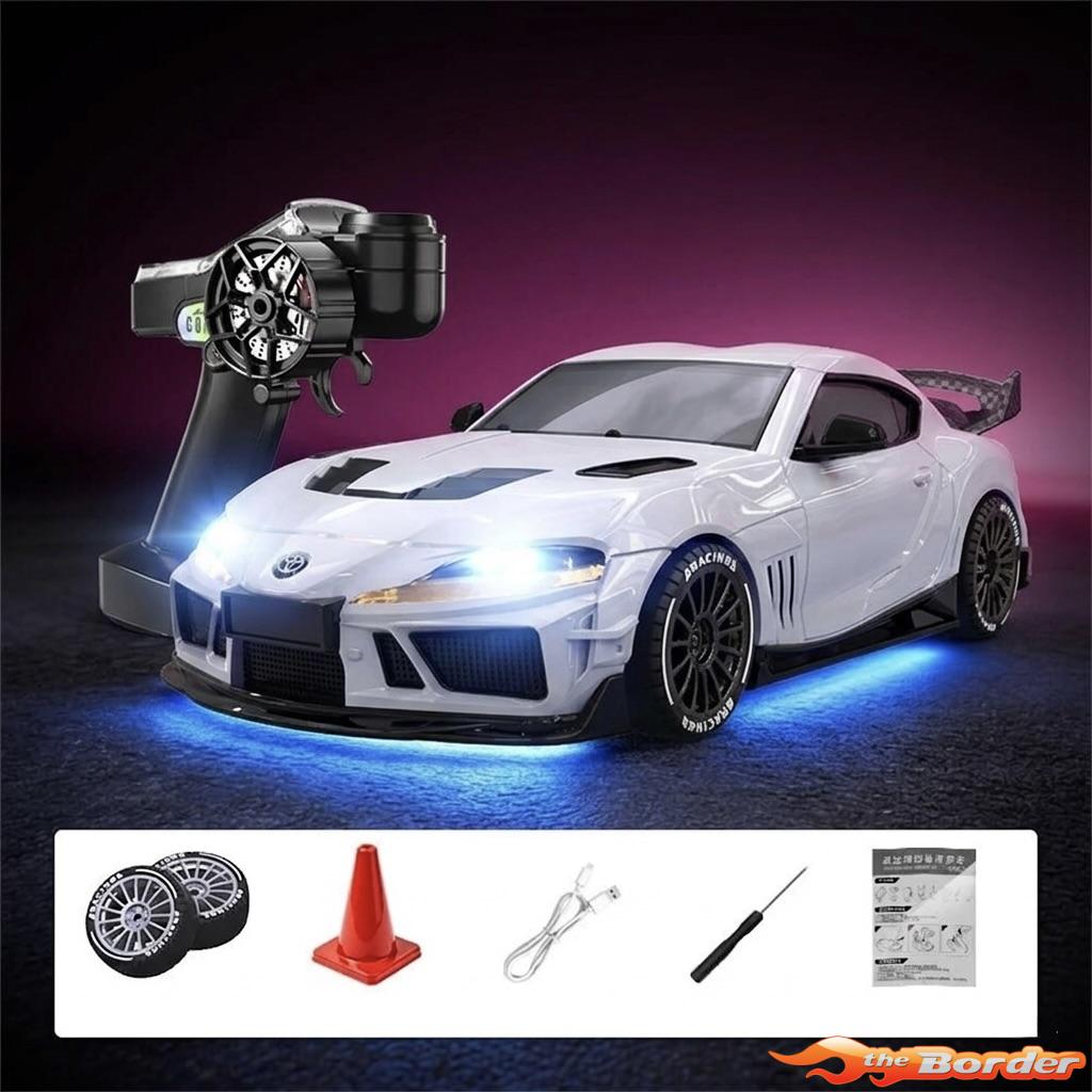 Absima 1/43 Drift/Race Car Toyota Supra RTR White 10043 - Afbeelding 8
