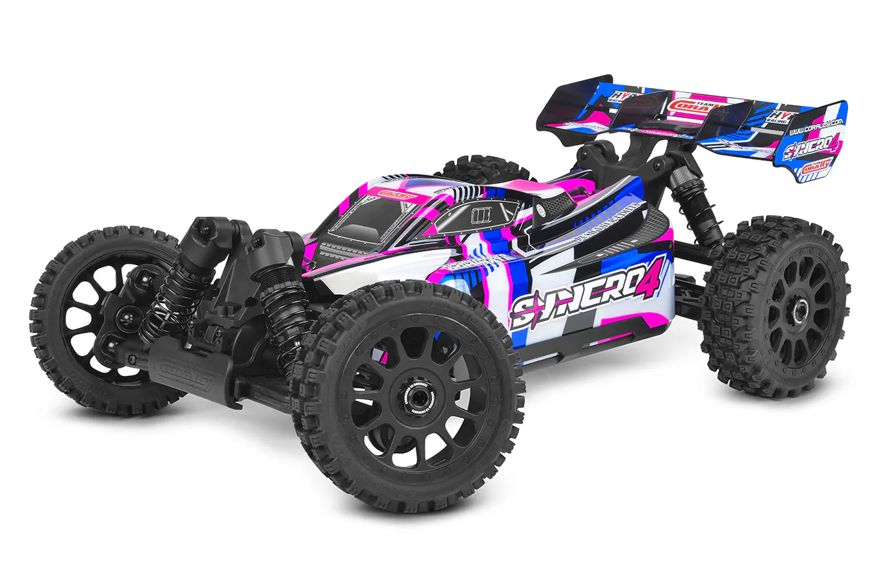 Corally Syncro-4 1/8 RTR Brushless 3-4S Buggy C-00295 - Afbeelding 2
