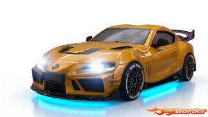 Absima 1/43 Drift/Race Car Toyota Supra RTR Geel 10044