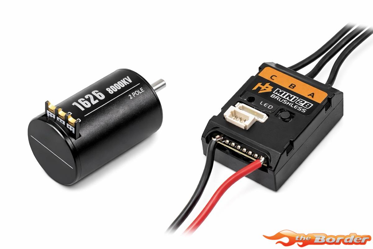 HB Plus Brushless Set Mini28 1626/8000KV 250179 - Afbeelding 4