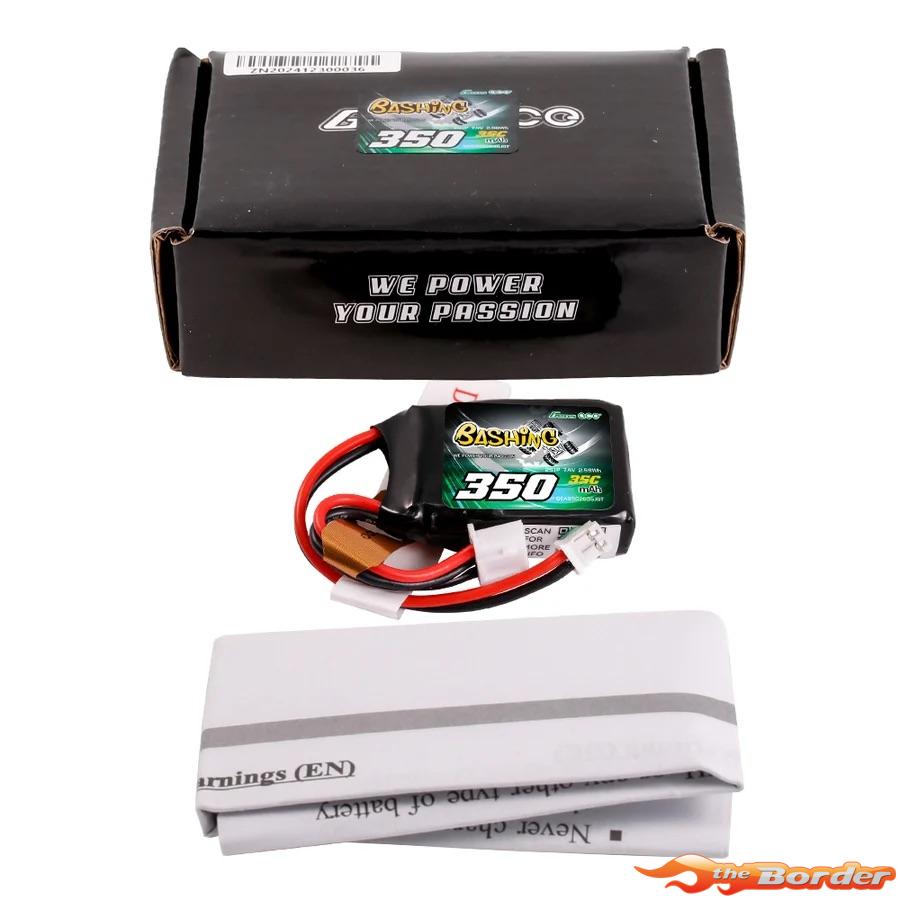 Gensace 350mAh 2S 7.4V 35C LiPo Bashing Series GEA3502S35JST