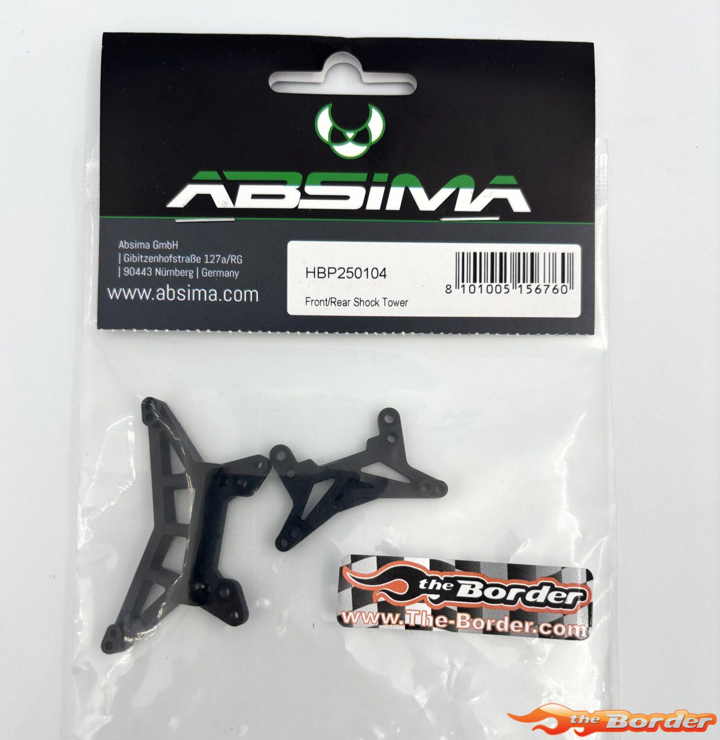 HB Plus 1/24 Speck-B Front/Rear Shock Tower 250104