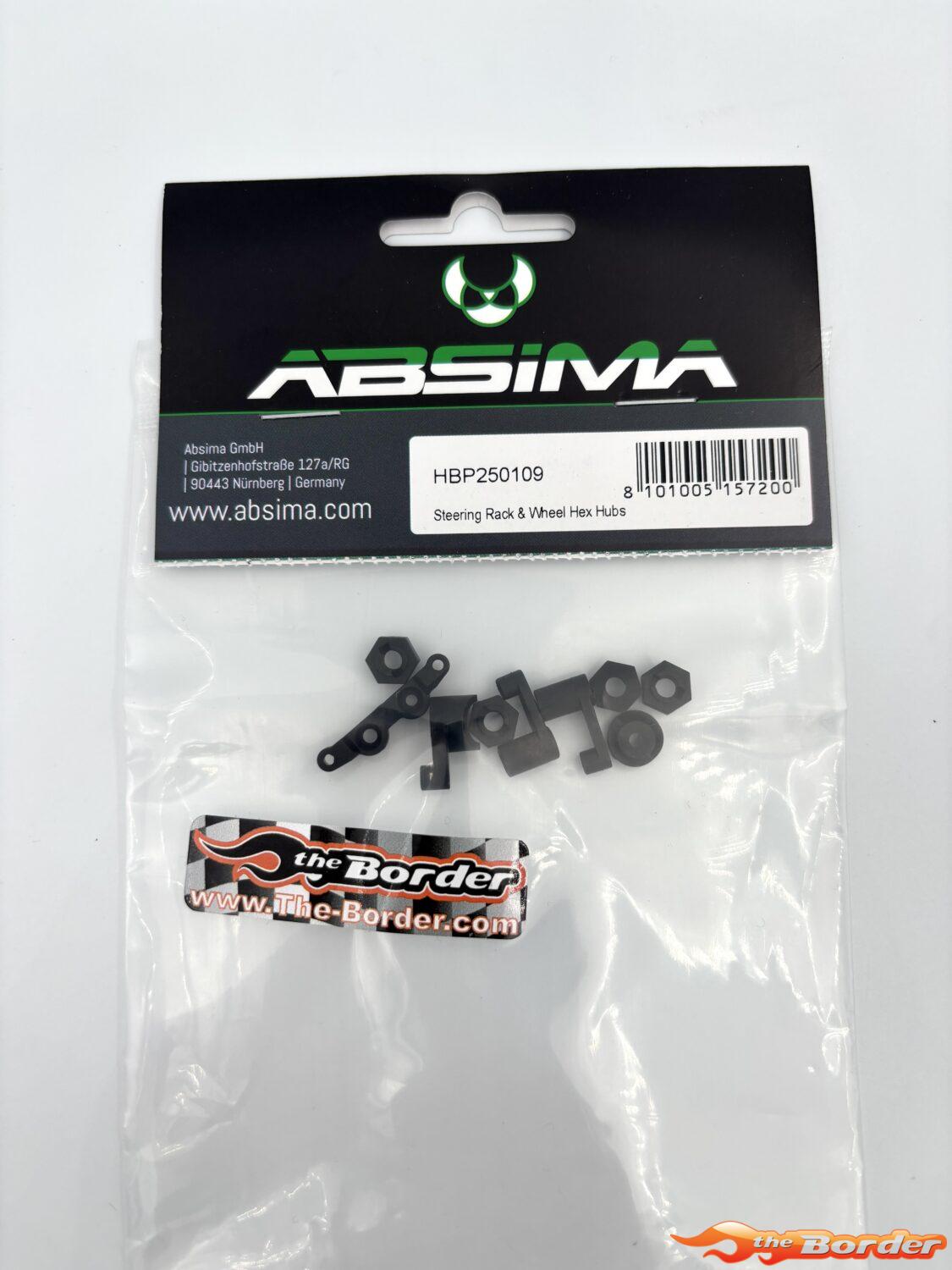 HB Plus 1/24 Speck-B Steering Rack & Wheel Hex Hubs 250109