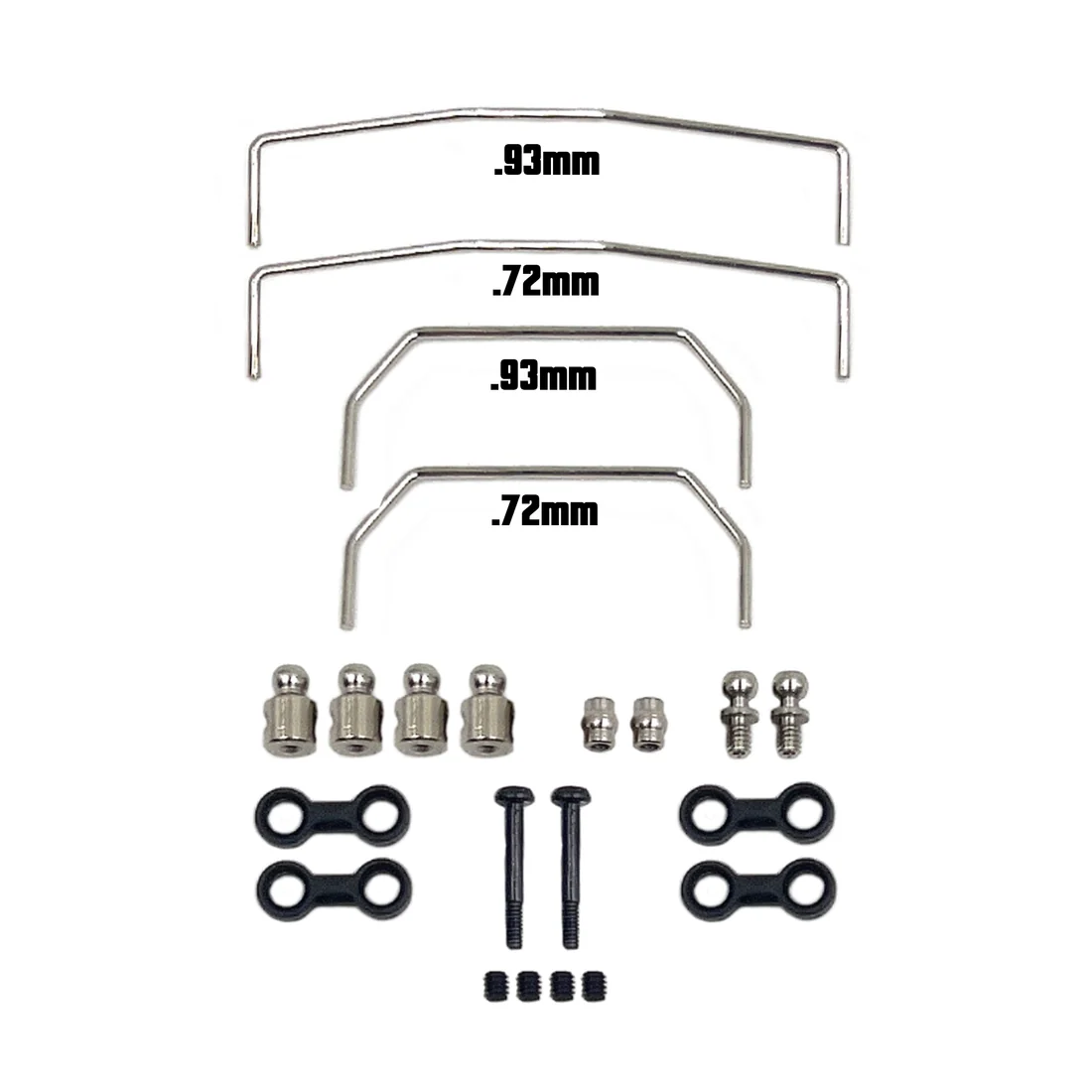 HB Plus 1/24 Sway Bar Set Buggy/Truggy 250142