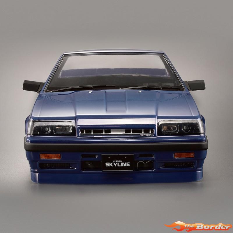 KillerBody Nissan Skyline (R31) Finished Body Blue Prepainted 195mm KB48678 - Afbeelding 4