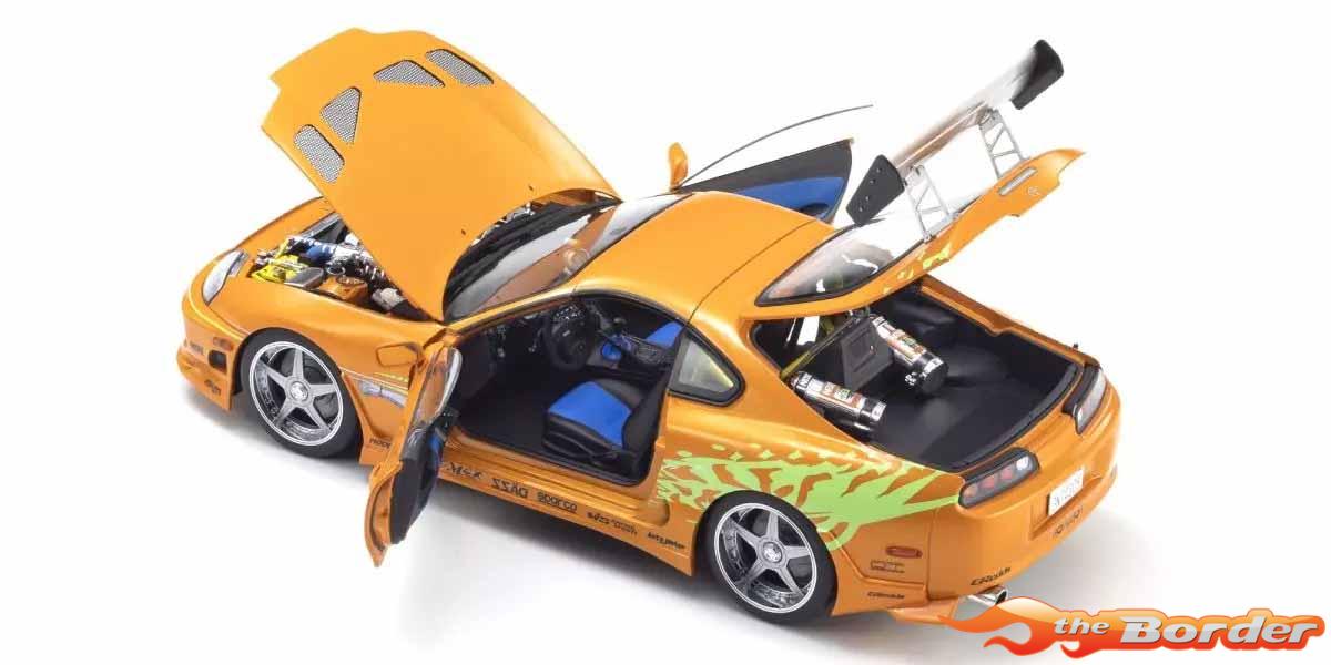 Kyosho 1/18 Toyota Supra Turbo Pearl Orange - Fast & Furious KS08975FF - Afbeelding 6