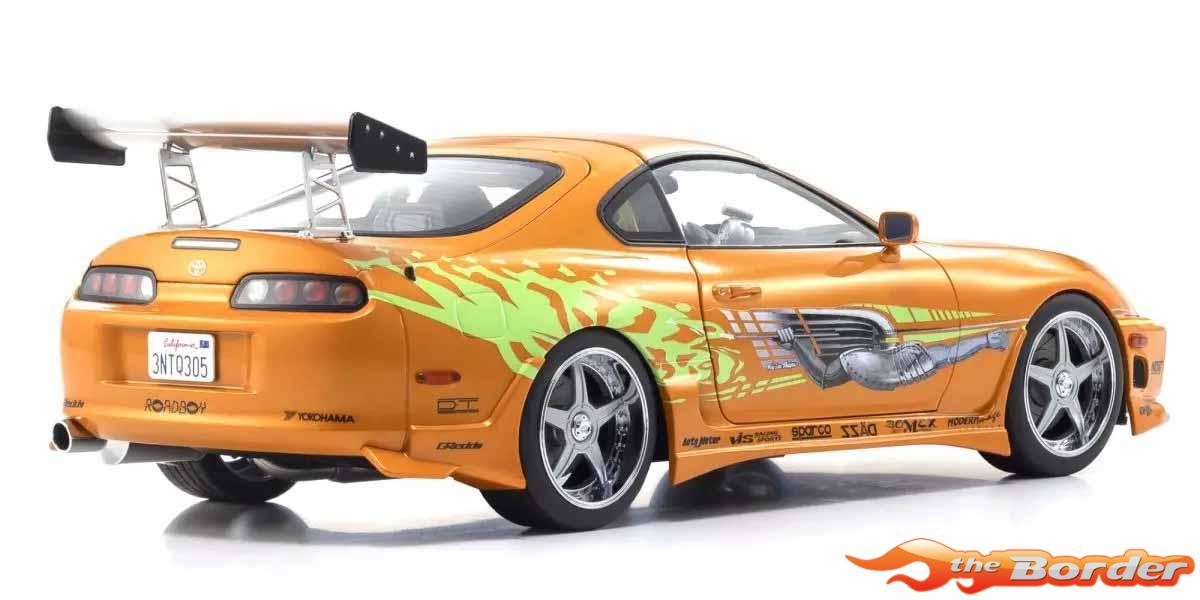 Kyosho 1/18 Toyota Supra Turbo Pearl Orange - Fast & Furious KS08975FF - Afbeelding 2
