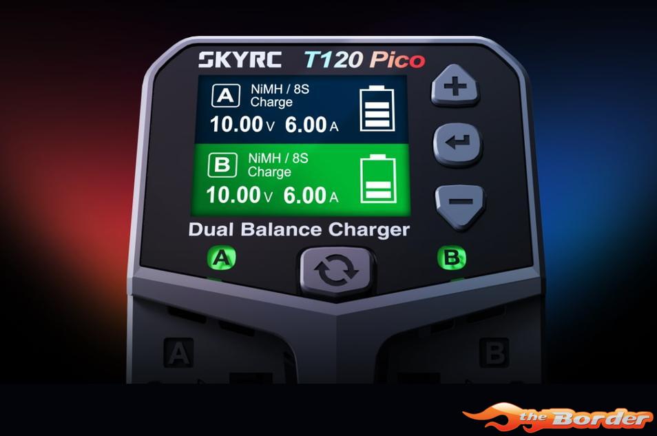 SkyRC T120 Pico Dual Balance Charger 120W/6A 100236 - Afbeelding 13