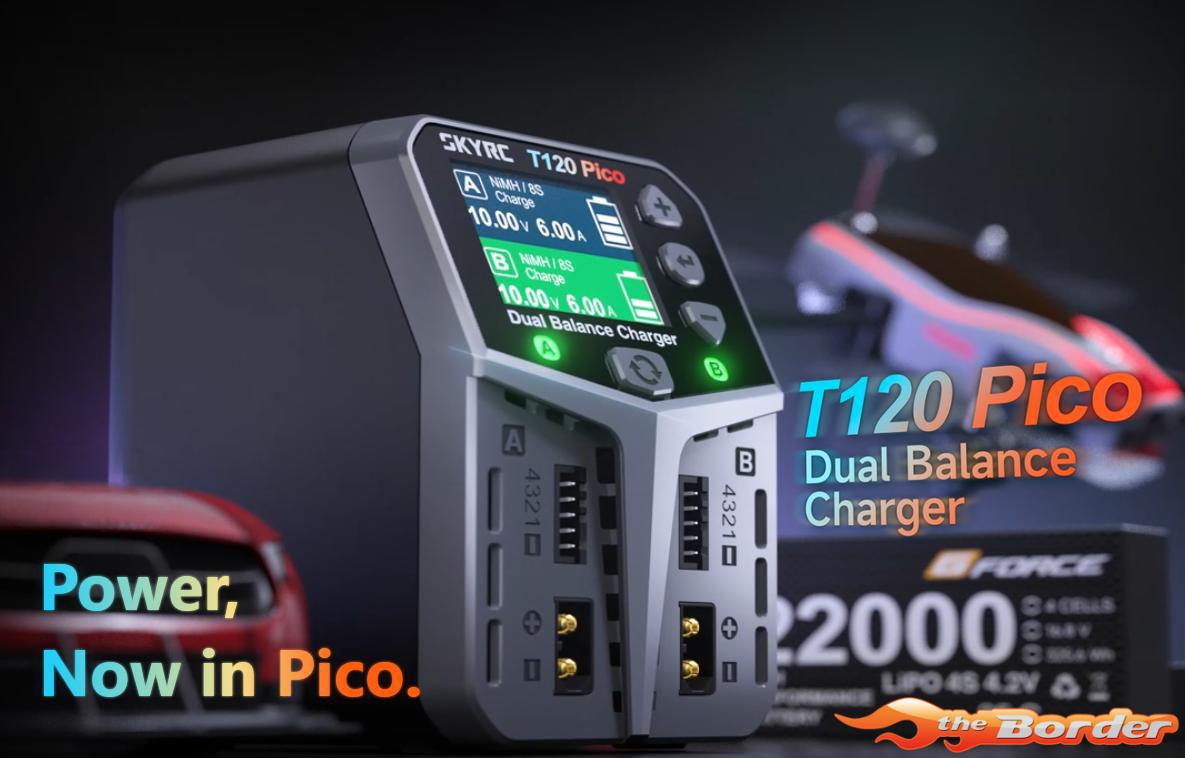 SkyRC T120 Pico Dual Balance Charger 120W 6A 100236 1