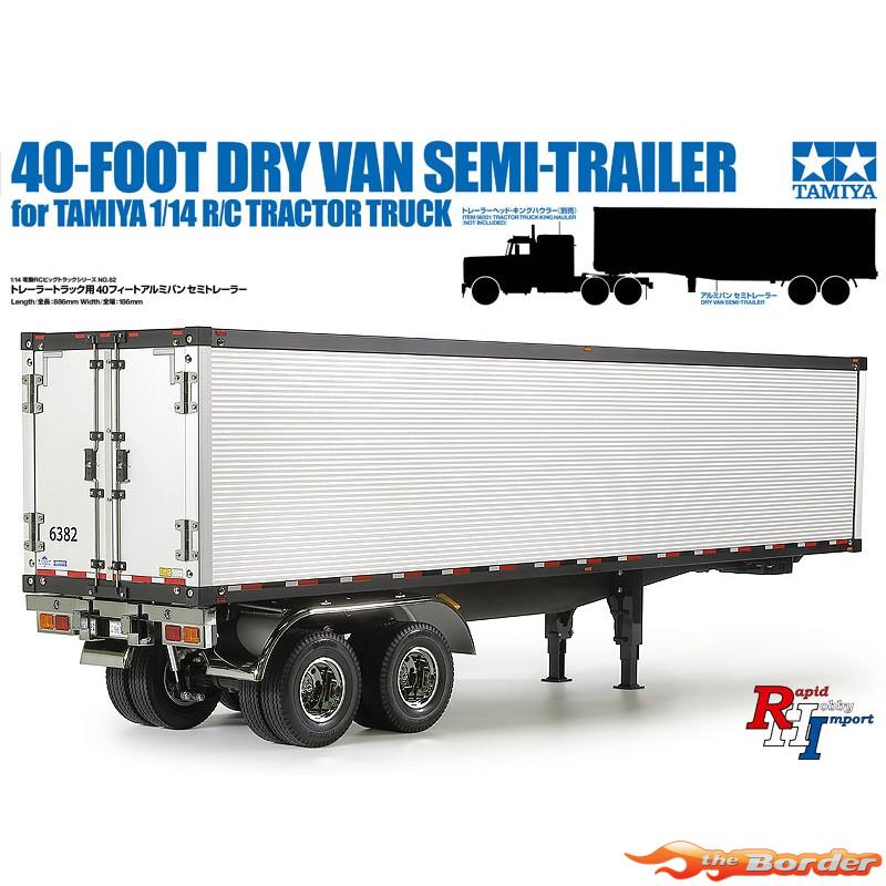 Tamiya 40-Foot Dry Van Semi-Trailer 56382 - Afbeelding 2