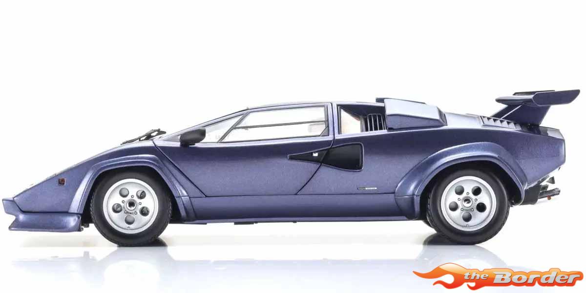 Kyosho 1/18 Lamborghini Countach LP5000 Quattrovalvole Blue 8320DBL - Afbeelding 3