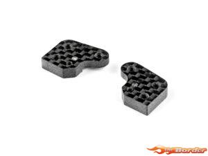 XRAY Carbon Steering Block Extension - 1 Hole - 1 Dot (L+R) 322382