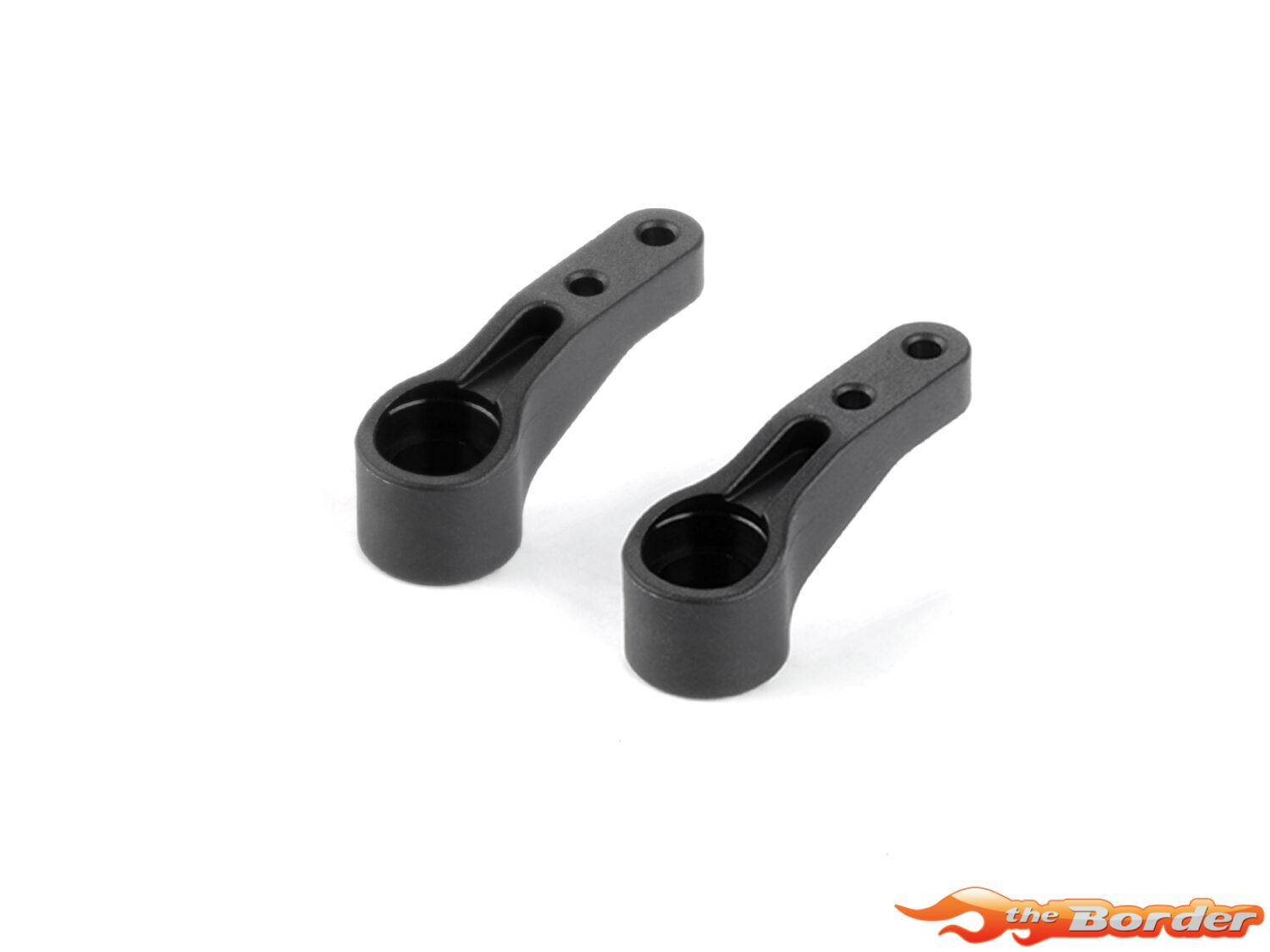 XRAY Composite Steering Arm +2mm for 1-Piece Chassis (2) 322518