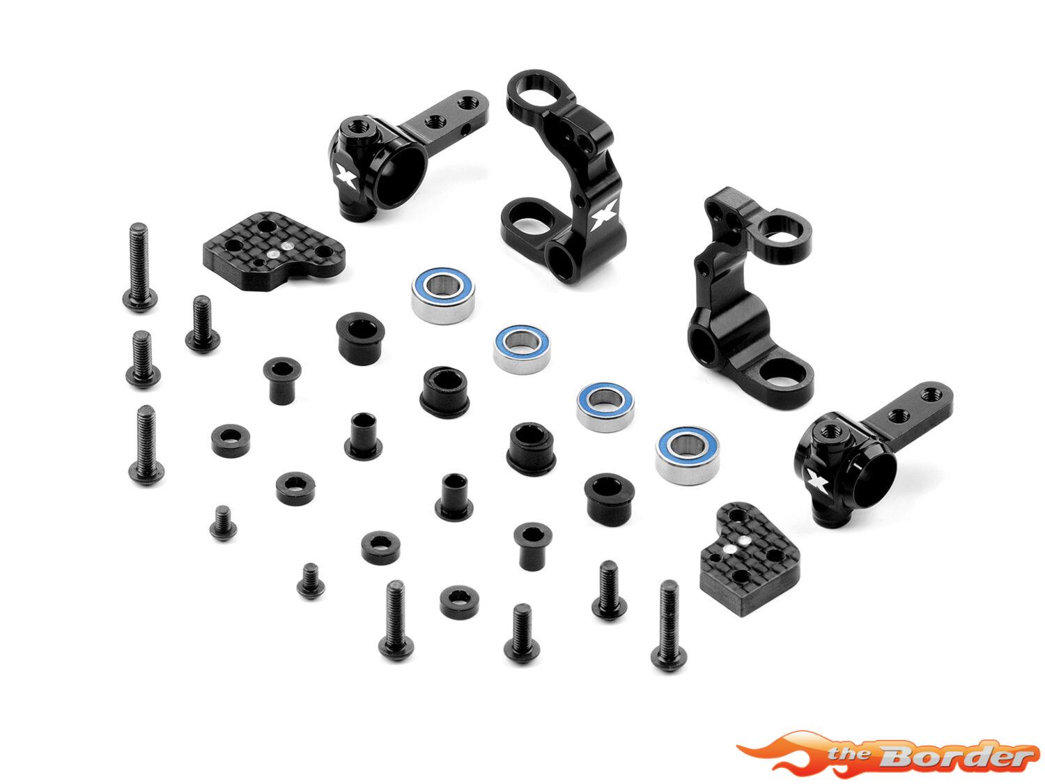 XRAY XB2 & XT2 Alu Steering Blocks & C-hubs with Eccentric Bushings - Set 320906