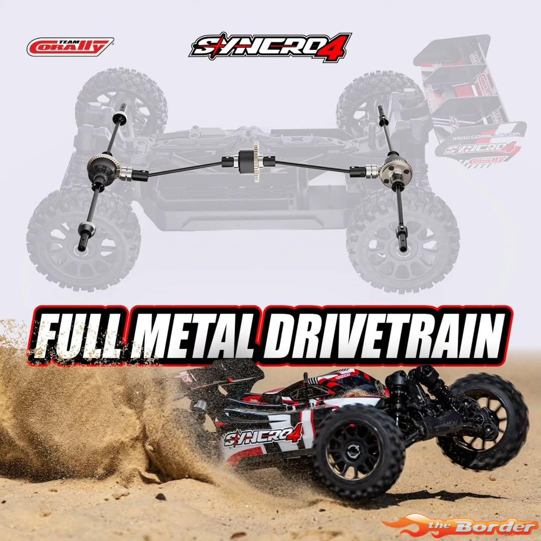 Corally Syncro-4 1/8 RTR Brushless 3-4S Buggy C-00295 - Afbeelding 28