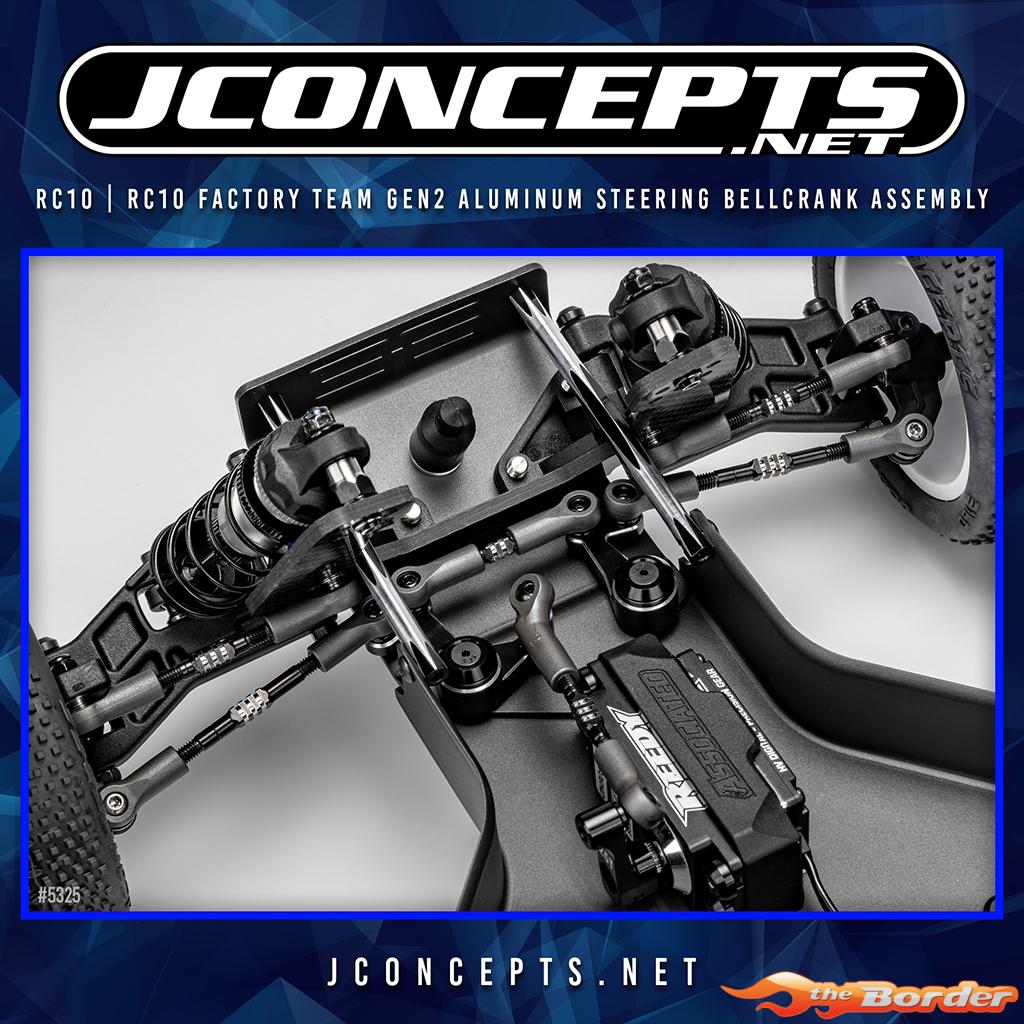 JConcepts Aluminium Steering Bellcrank Set for Team Associated RC10-FT JC5325-1 - Afbeelding 2