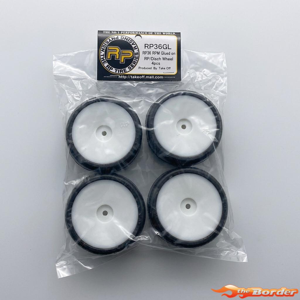 RP Pre-Glued 36 Outdoor Spec Touring Car Tyres (4) RP36GL