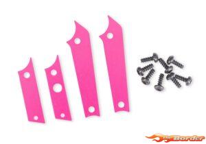 Traxxas TXC-4M Pink Aluminum Chassis Panel Insert Set 12016-PINK